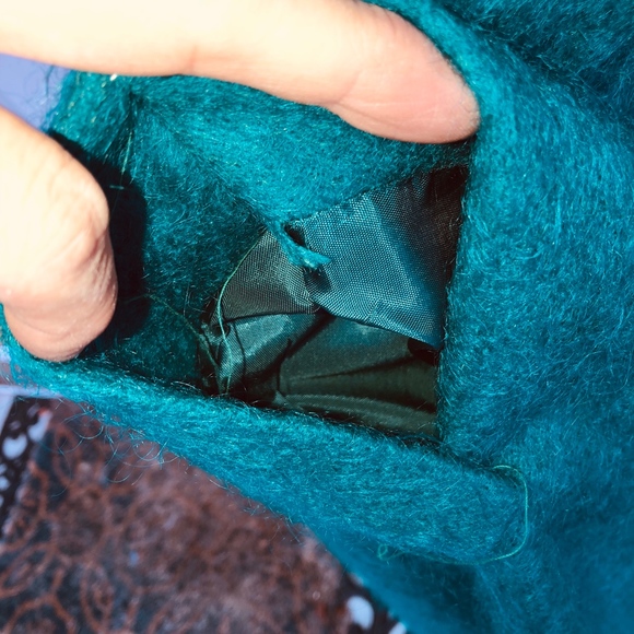 GEORGE DAVID FASHIONS mohair coat/gorgeous color - Picture 6 of 8